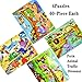 Puzzles for Kids Ages 4-8 Year Old 60 Piece Colorful Wooden Puzzles for Toddler Children Learning Educational Puzzles Toys for Boys and Girls (4 Puzzles)
