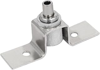 Aexit Metal Lifting Fixed Code Glass Clip Silver Tone for 3mm-5mm Wire Strap (e5825cba5369ca7ad03e298f136b991a)