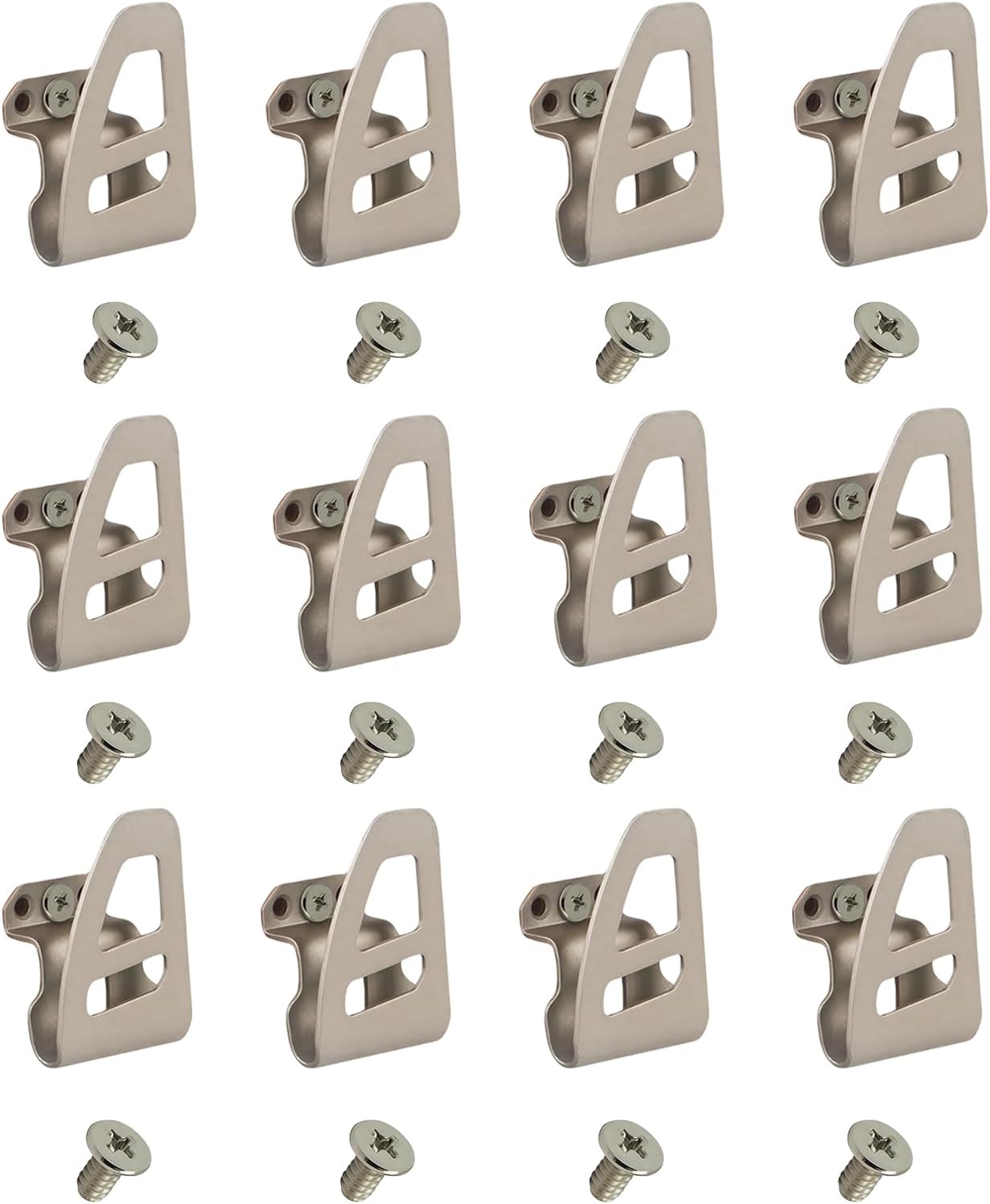 12 PK 42-70-2653 Belt Clip Hooks - Compatible with Impact Driver & Hammer Drill - Fits 2604-20 2604-22 2797-22 Tools with Free Screws
