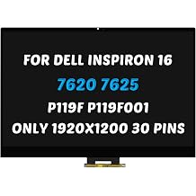 Dell Inspiron 16 Plus 7620 7625 2-in-1 P119F P119F001 0K9G5V K9G5V LCD   LED +        OLED 1920x1200 16  30  60Hz