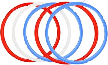 5 Pcs Sealing Ring Instapot 8 Qt Sealing Ring Compatible with Instant Pot 8 Quart Model Fits Duo 8 Quart Lux 8 Quart Duo Plus 8 Quart Ultra 8 Quart Viva 8 Quart