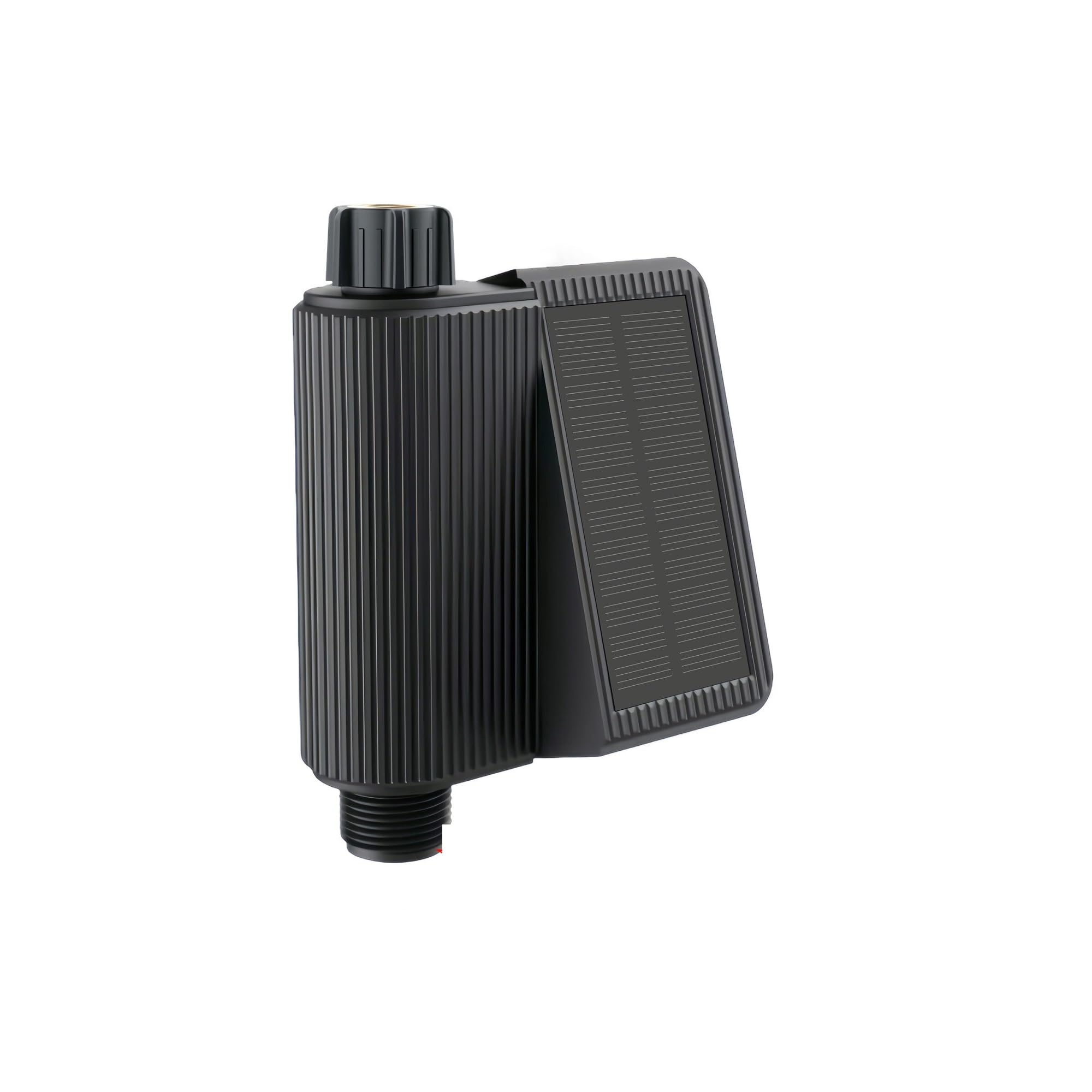 Timer for irrigazione intelligente alimentato a energia solare, timer for rubinetto flessibile Wi-Fi con ingresso in ottone, timer for irrigazione programmabile, nessun hub richiesto