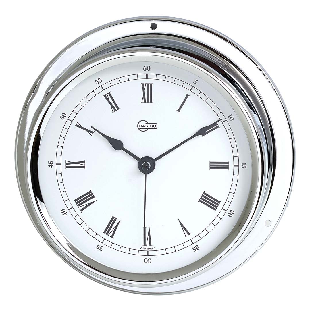 Barigo Regatta 684cr Schiffsuhr Chrom römisch 120mm