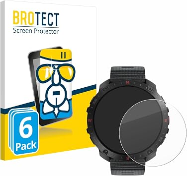 brotect Glass Screen Protector Film for Polar Grit X2 Pro 6 Pack - Glass-Foil 9H Protection [Scratch Resistant, High Clarity]