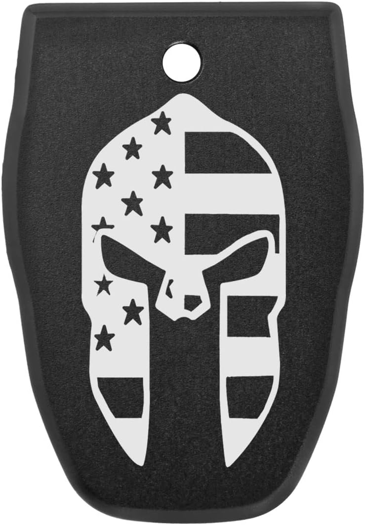 NDZ Performance Magazine Base Plate for Smith & Wesson SD9, SD9 2.0, SD9 VE in 9mm Laser Engraved Anodized Aluminum in Black - Choose Design