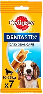 Pedigree Dentastix Dog Treats Medium Breed Dog 7 Pieces, packaging may vary