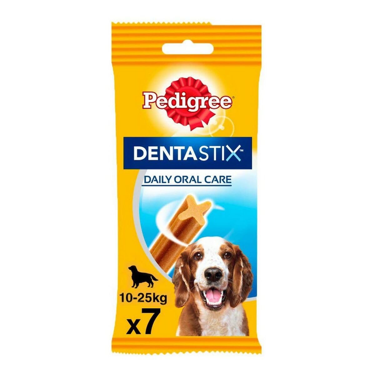 Pedigree Dentastix Dog Treats Medium Breed Dog 7 Pieces, packaging may vary