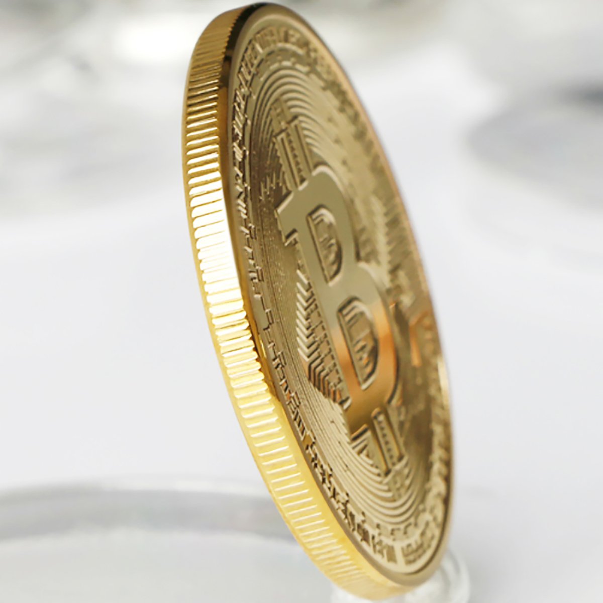 Amazon | ゴールド+シルバー、Bitcoin記念コイン（2個入りbitcoinアメリカコイングッズギフト仮想通貨btc  ゴールド+シルバー、（2個入り） 通販