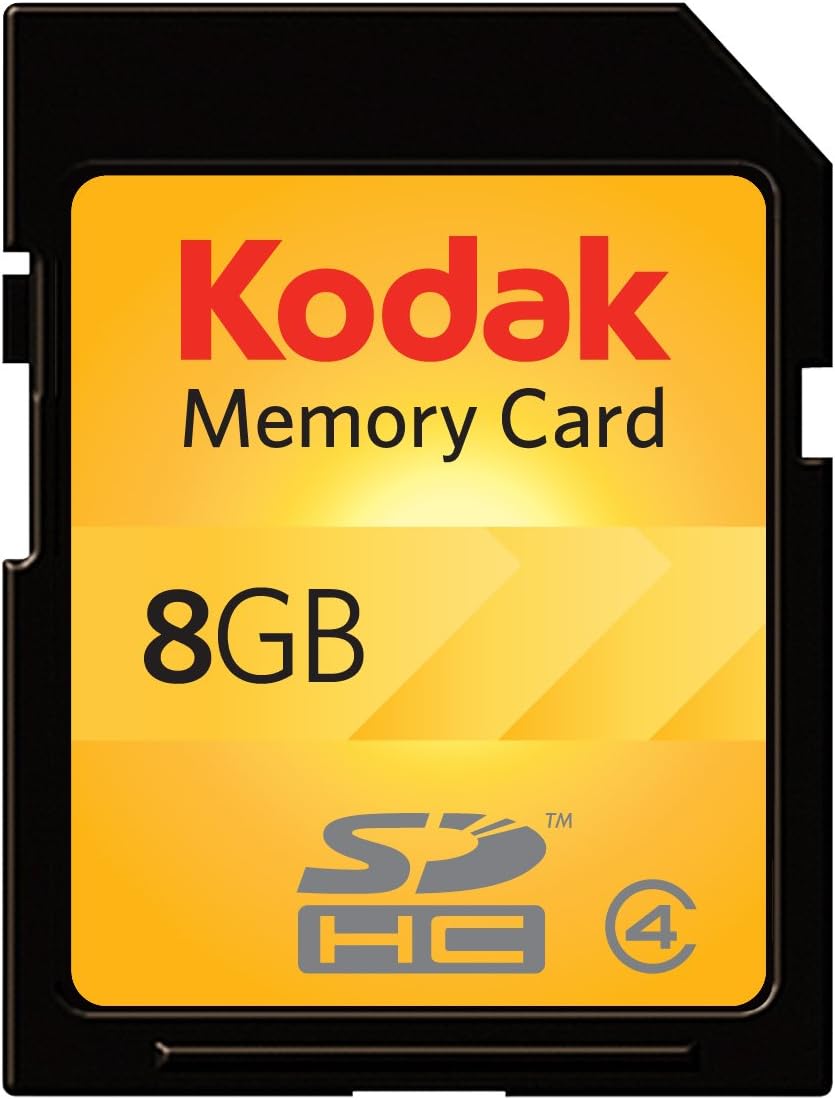 Kodak SDHC 8GB Class 4 Flash Memory Card KSD8GBPSBNA
