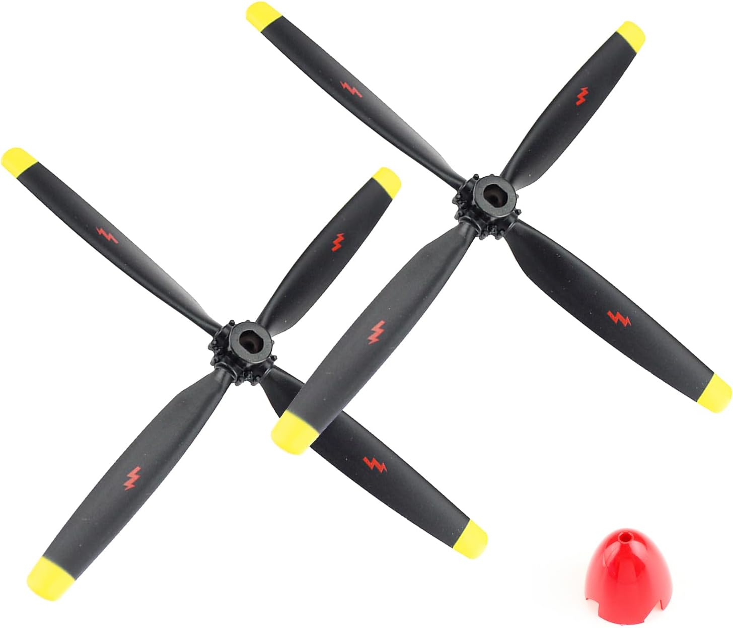 CKYSCHN WLtoys 2 Pcs Spare RC Plane Propellers, RC Airplane Propellers Replacement for WLtoys A280 P51 Mustang XK RC Plane, A280 RC Plane Glider Accessories