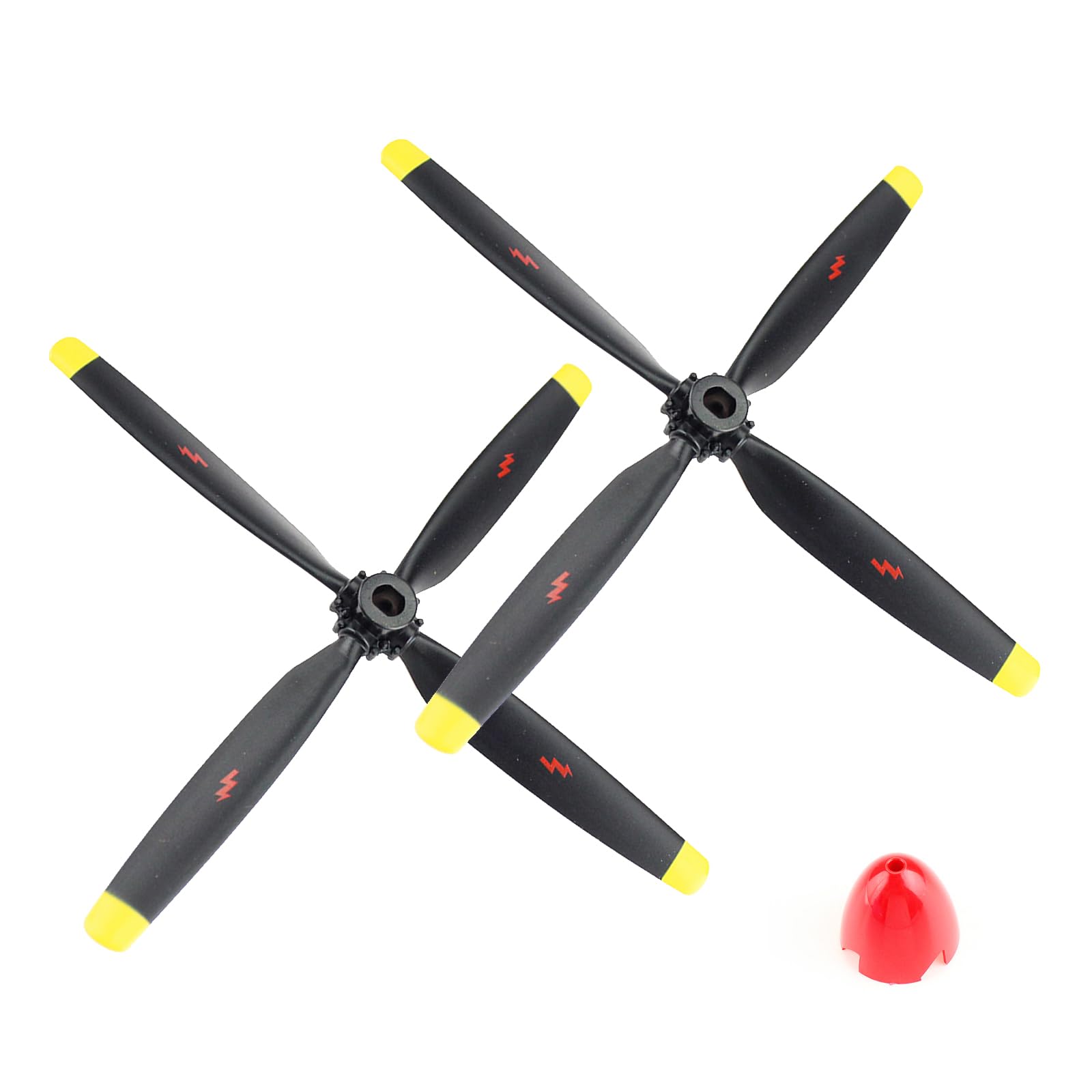 CKYSCHN WLtoys 2 Pcs Spare RC Plane Propellers, RC Airplane Propellers Replacement for WLtoys A280 P51 Mustang XK RC Plane, A280 RC Plane Glider Accessories