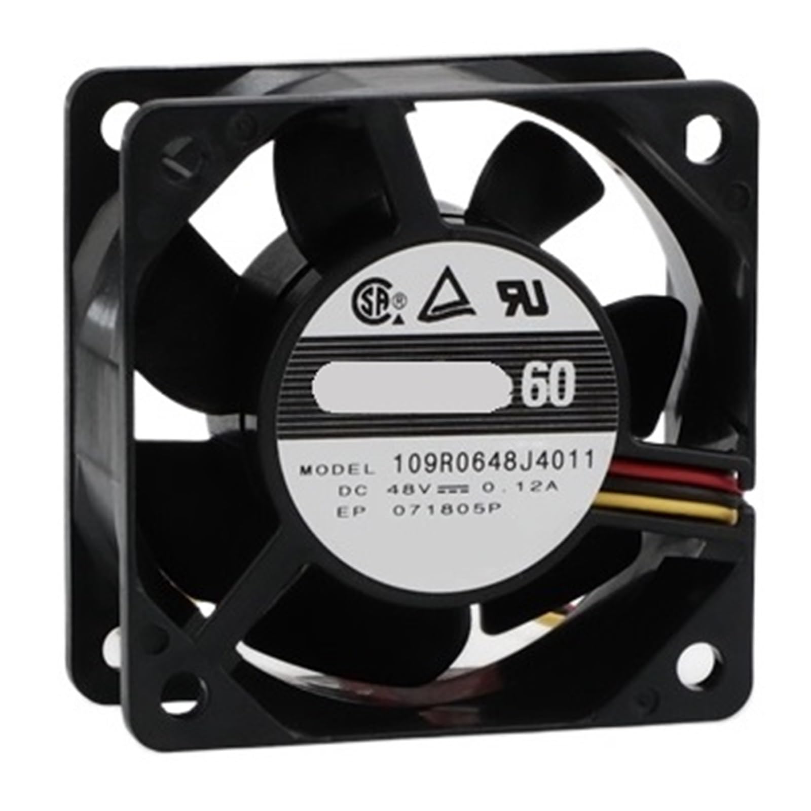 LZIKKGKI 109R0648J4011 48VDC FAN 60X60X25mm 5.76W 3wire 7600RPM