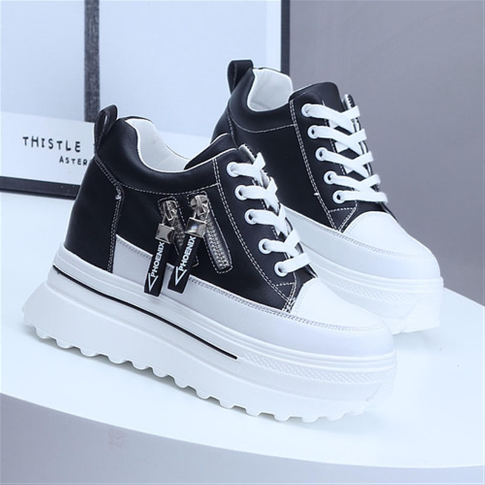 Nuevas Zapatillas De Deporte Zapatos De Plataforma Alta Moda Casual Chunky Sneakers Zapatillas Vulcanize Mujer Zapatillas para Correr Al Aire Libre