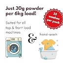 Arani Eco Spruce Concentrated Laundry Detergent Powder 750 gm | Uses just 30 grams/load of 12 to 15 clothes | Removes Tough Stains | Natural bioenzyme formula | Front & Top Load Washing Machine | gallery image