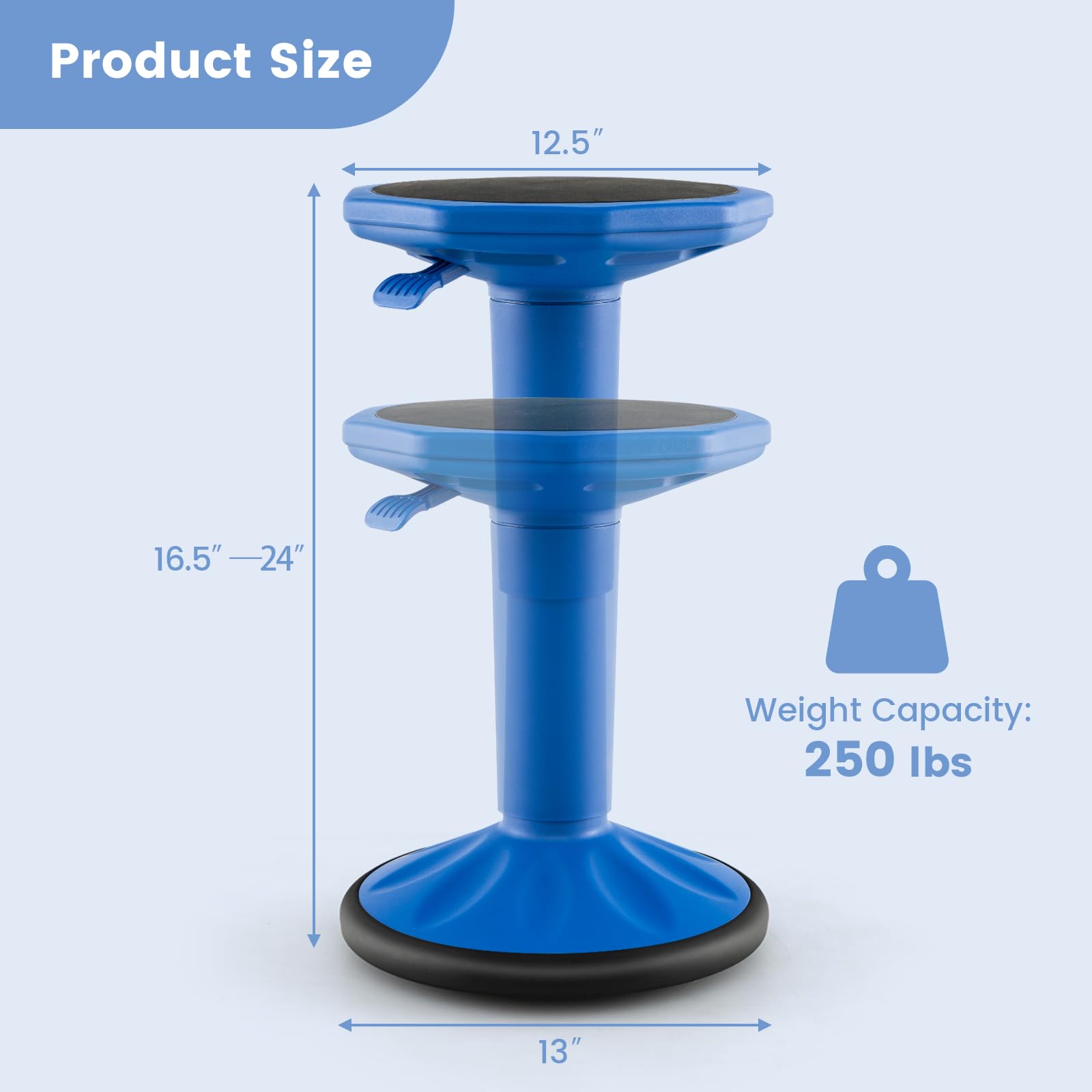 Giantex Wobble Stools for Classroom Seating - Wiggle Stool with