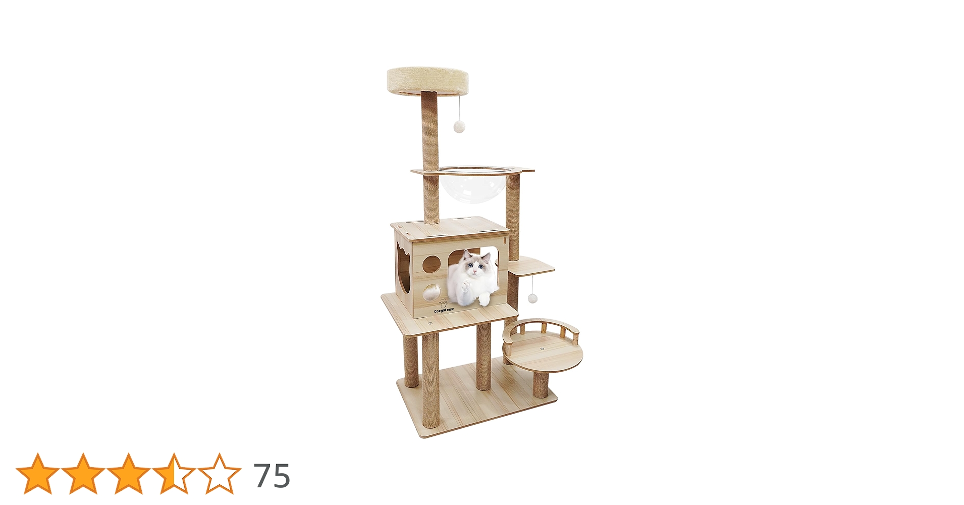 猫タワー Amazon | FEANDREA キャットタワー 猫タワー 人気 多頭飼い