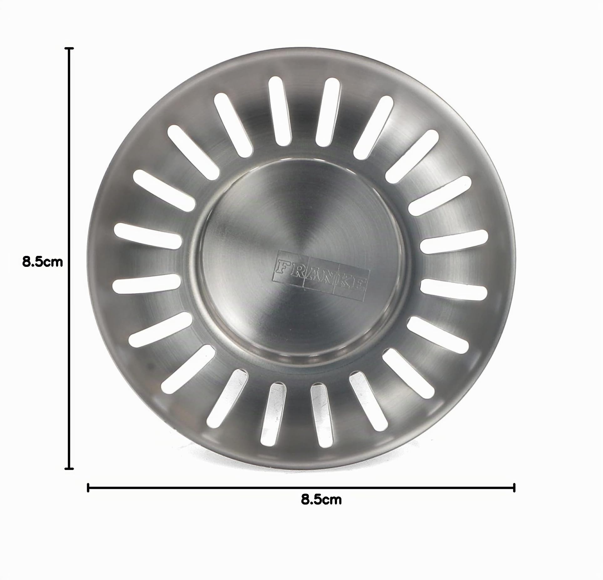 Tapón rejilla original para fregadero Franke Premium, de 84 mm de diámetro