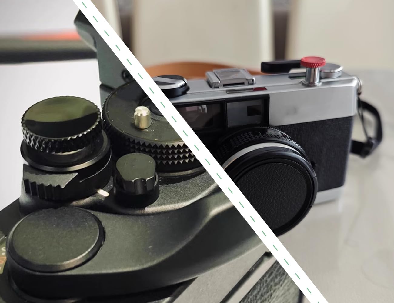 4 sztuki przycisków migawki, wyzwalacz aparatu z czystej miedzi, przycisk zwalniania, kompatybilny z aparatem Fuji, kompatybilne z aparatem Leica, kompatybilne z aparatem Canon (czerwony