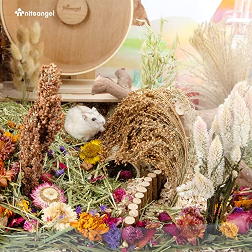 Image of Niteangel Natural & Soft Hamster Bedding Mate Small Animal Habitat Decor for Syrian Dwarf Hamsters Gerbils Mice Degus Bunny or Other Small-Sized Pet