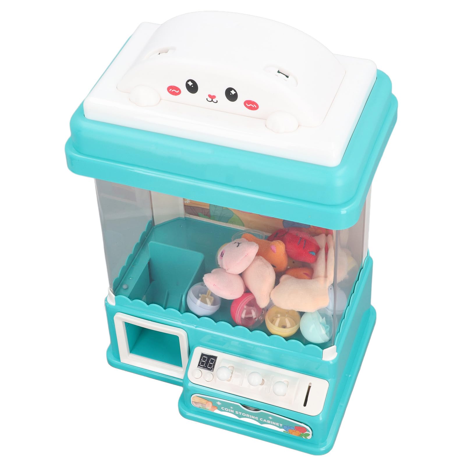Mini Macchina per Afferrare i Giocattoli con Artigli per Bambini con Luci Lampeggianti e Suoni per Feste di Compleanno Divertente Gioco per Famiglie in Plastica 1 unità