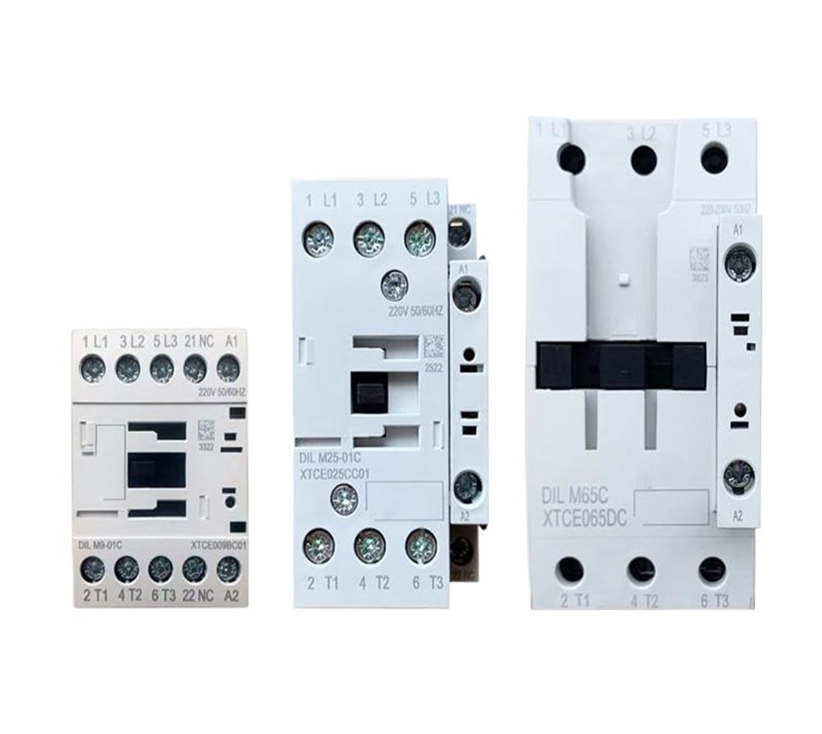 TPKMVGAP 1pcs contactor DILM7 DILM9 DILM12 DILM15 DILM17 DILM25 DILM32 DILM38 DILM40/50/65/72/80/95/115/150/170(DILM17-01C AC220V)