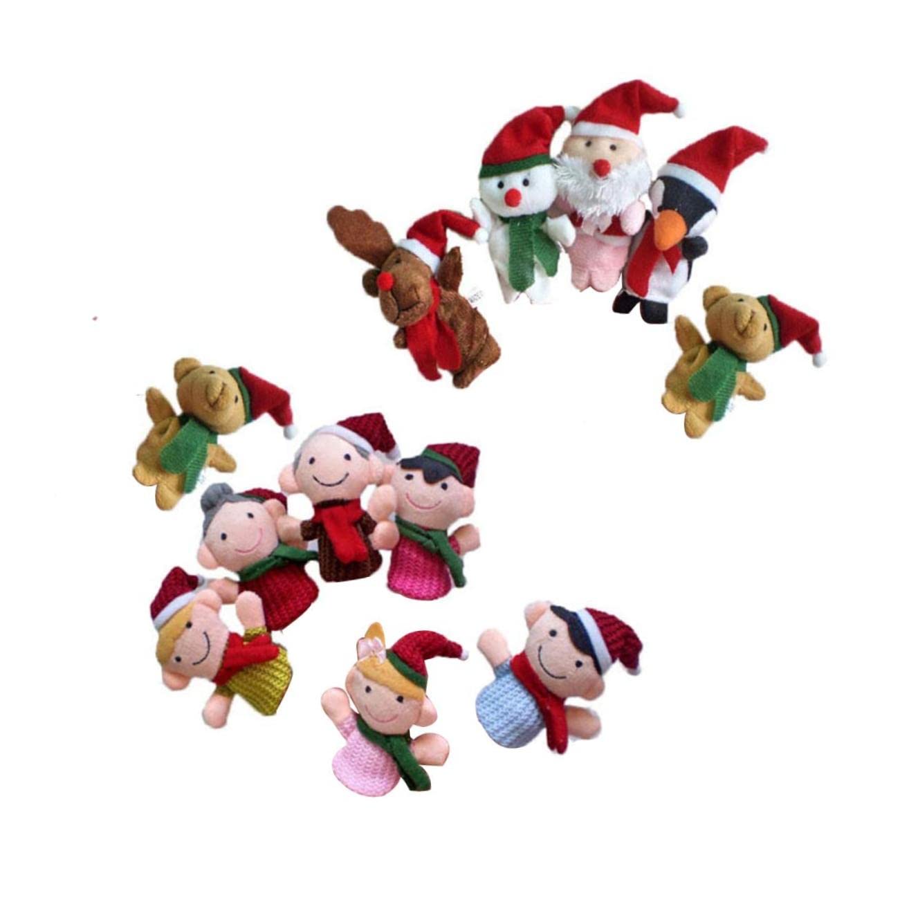 ABOOFAN Burattini Animali Giocattolo Animale Giocattoli Puzzle Giocattoli Educativi Animali Giocattoli Burattini Da Dito Per Bambini Da Dito Per Bambini Giocattoli