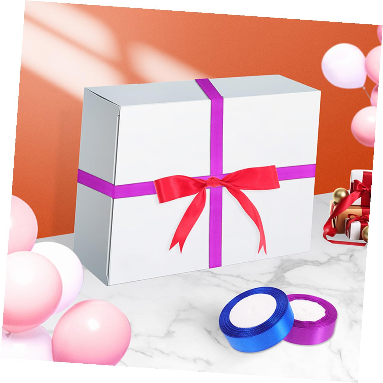 12 Rollen Teiliges Geschenkband Bunte Polyesterbänder Vielseitig Einsetzbar für Geschenkverpackung Dekoration Basteln Hochzeit und Geburtstag Hochwertige Satinbänder für Kreative