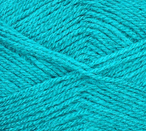 Image of M.G ENTERPRISE Sunrise Teal (200 gm) Wool Ball Hand Knitting Wool /Art Craft Soft Fingering Crochet Hook Yarn, Needle Knitting Yarn Thread Dyed