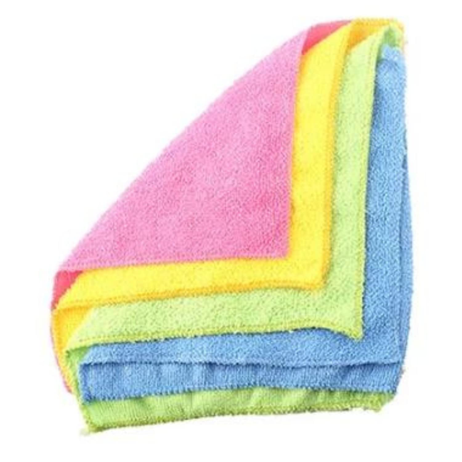 Easyso Pro Çok Yüzeyli Mikrofiber Temizlik Bezleri | Renkli 4’lü Paket | Cam, Mutfak, Banyo, Otomotiv, Sarf Malzemeleri ve Ürünleri Temizlemek İçin Birinci Sınıf Mikrofiber Havlular