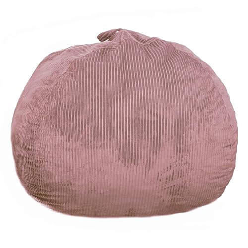 Miniatura 7 de Sillas puff con funda de piel de conejo sintética, sillas gigantes de espuma viscoelástica de 3 pies para adultosadolescentes con relleno, tela de