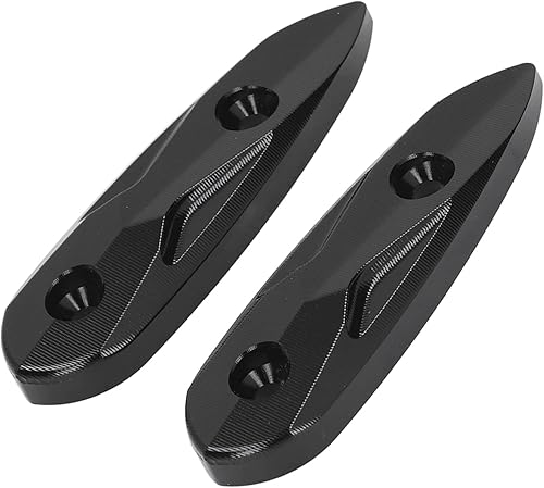 Miniatura 8 de Cubierta de agujero para parabrisas de motocicleta, 4.134 in, aleación de aluminio, soporte para espejo lateral negro para R25 R3 MT03 20132020