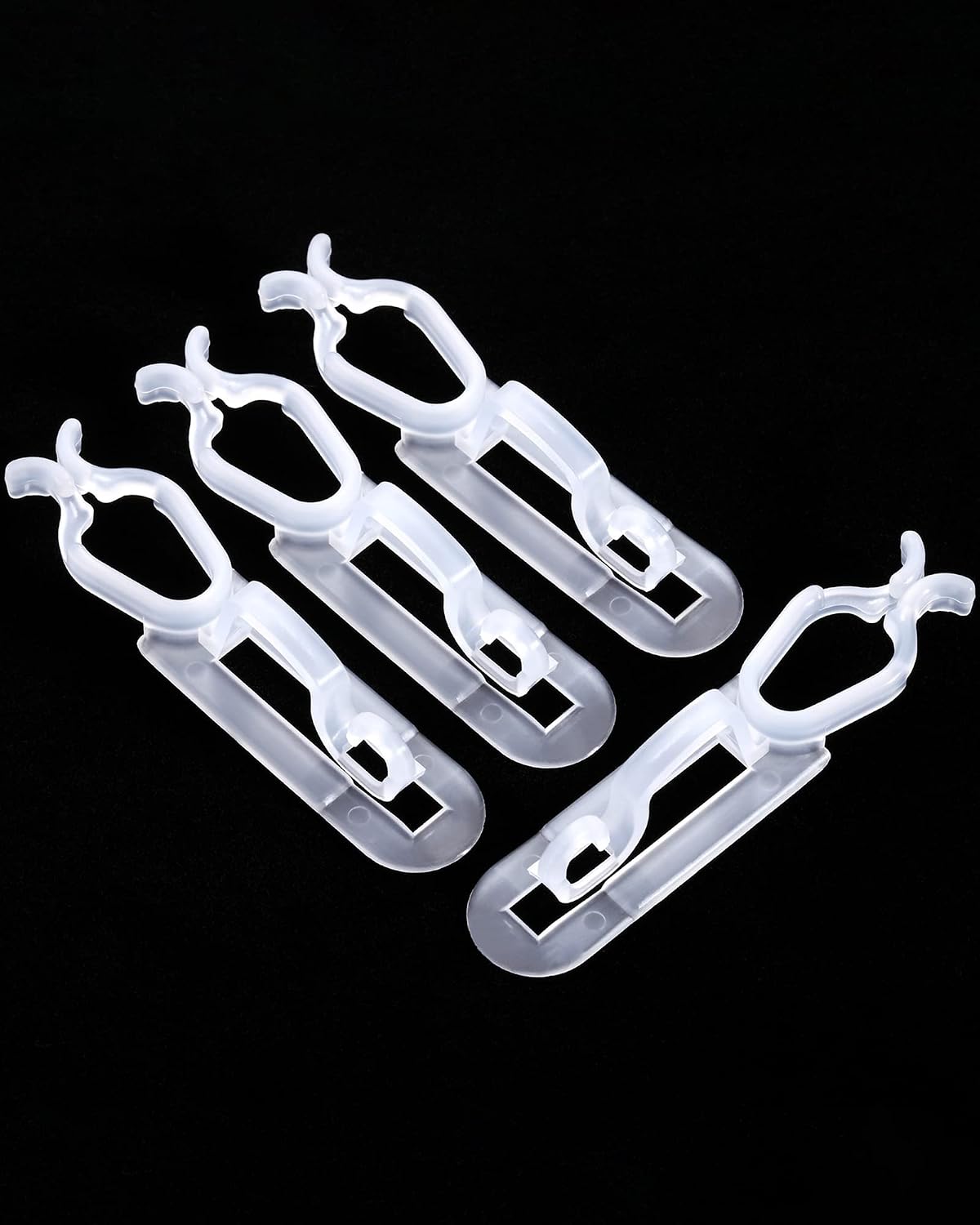 Tatuo 100 Packs Christmas Light Clip for C7/ C9 Base, Mini Lights, Shingle and Gutter Mount