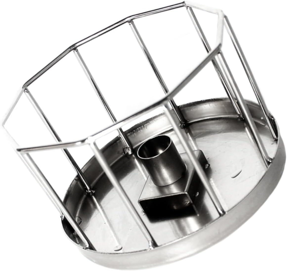 Abaodam Reptile Automatic Water Feeder Dish Durable Stainless Steel Pet Water Holder for Turtles Bearded Dragons and Lizards Keeps Water Fresh and Automatically