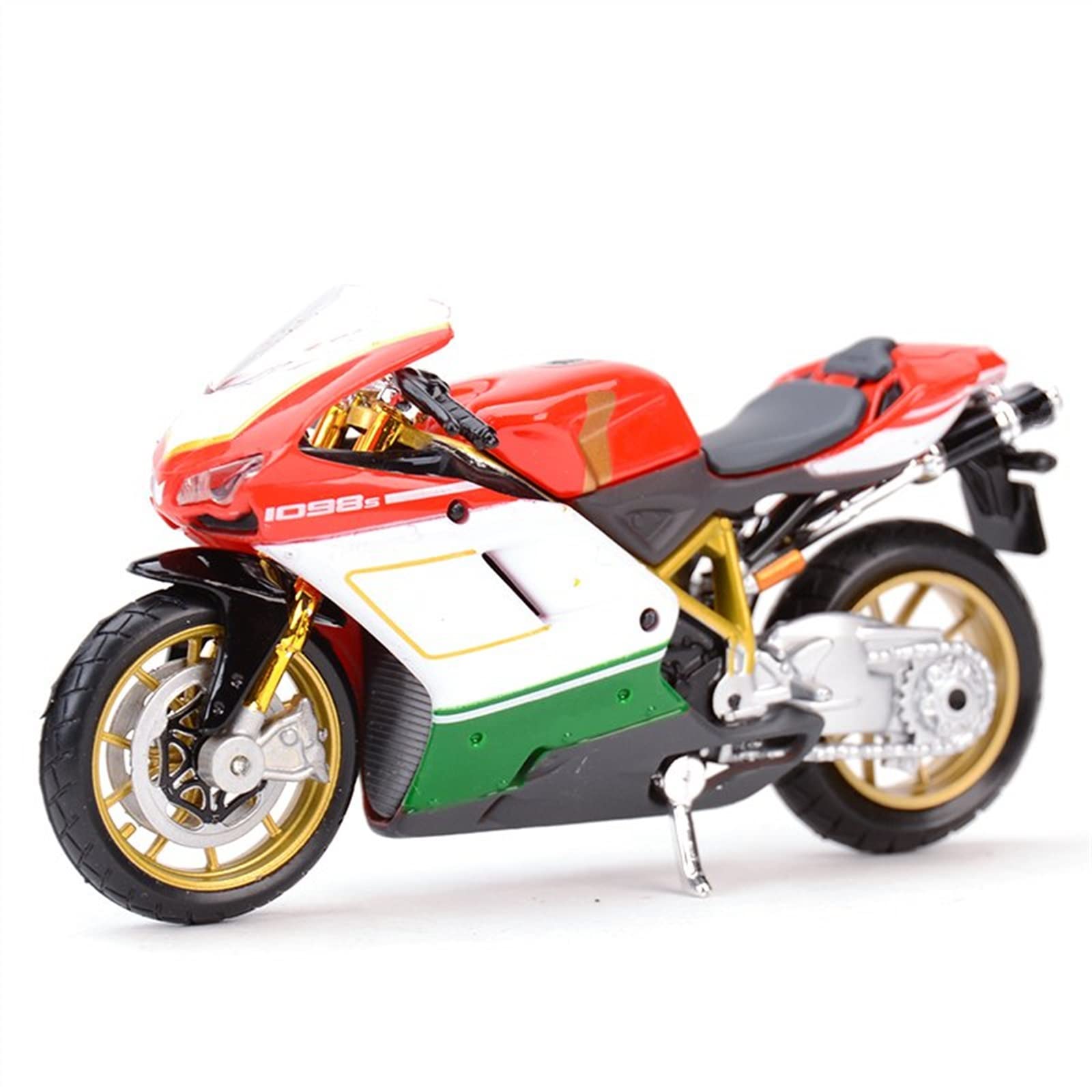 SEYXF Motorbike Toy 1:18 for Ducati 1098 S Static Die Cast Vehicles Collectible Hobbies Motorcycle Model Toys