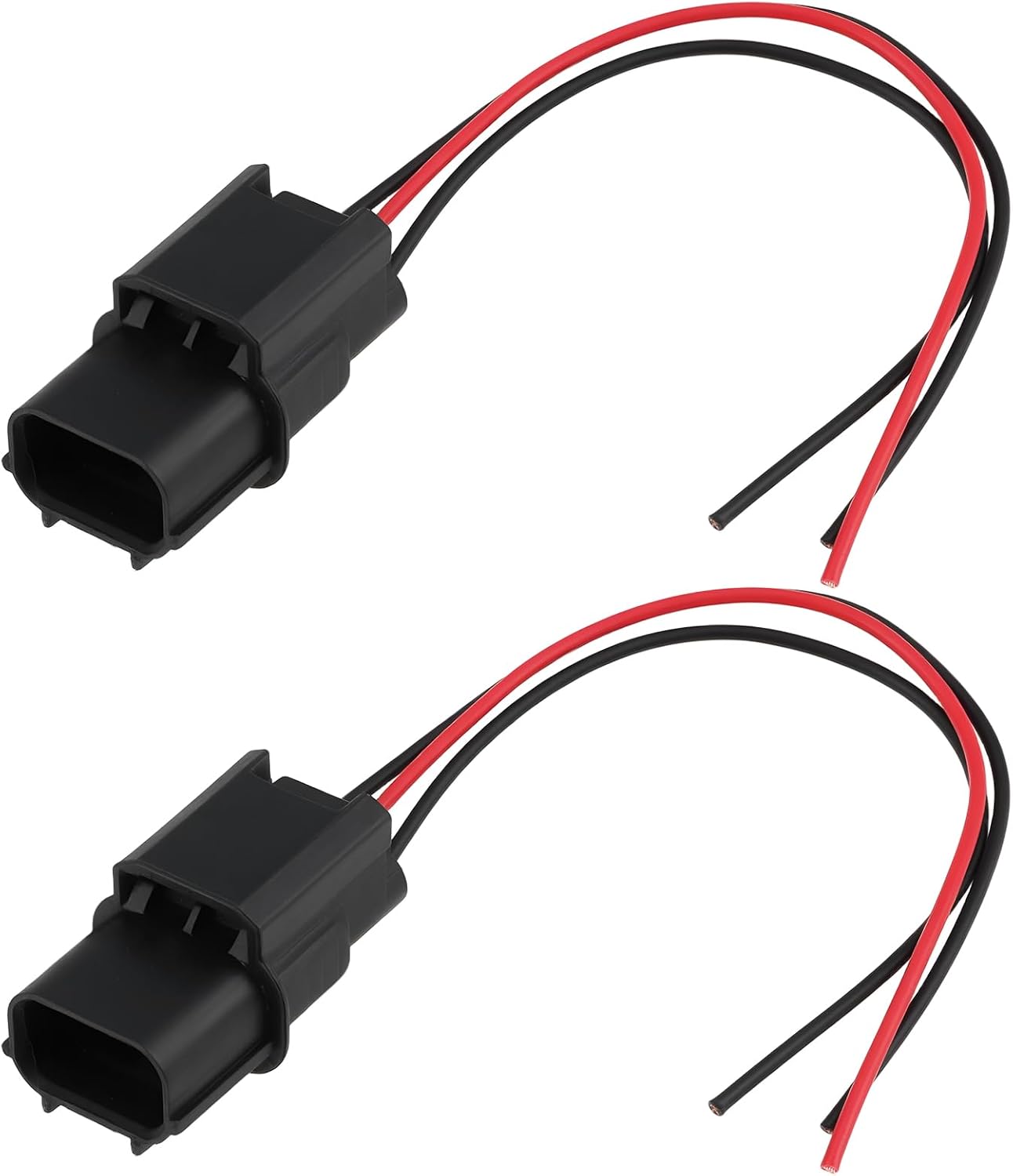 ECSiNG 2Pcs 3 Pin Automotive Air Conditioning Compressor Connector Cable Compatible with Acura Compatible with Honda