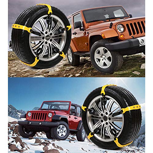 Sangmei Correntes de neve para carro pneu antiderrapante 3 prego - correia de dente Correntes de nev