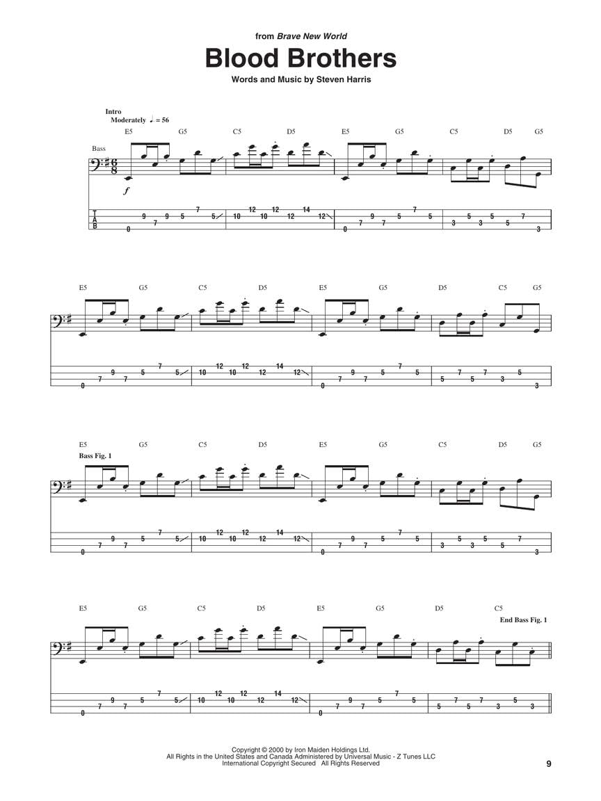 Iron Maiden Bass Anthology (Bass Recorded Versions)