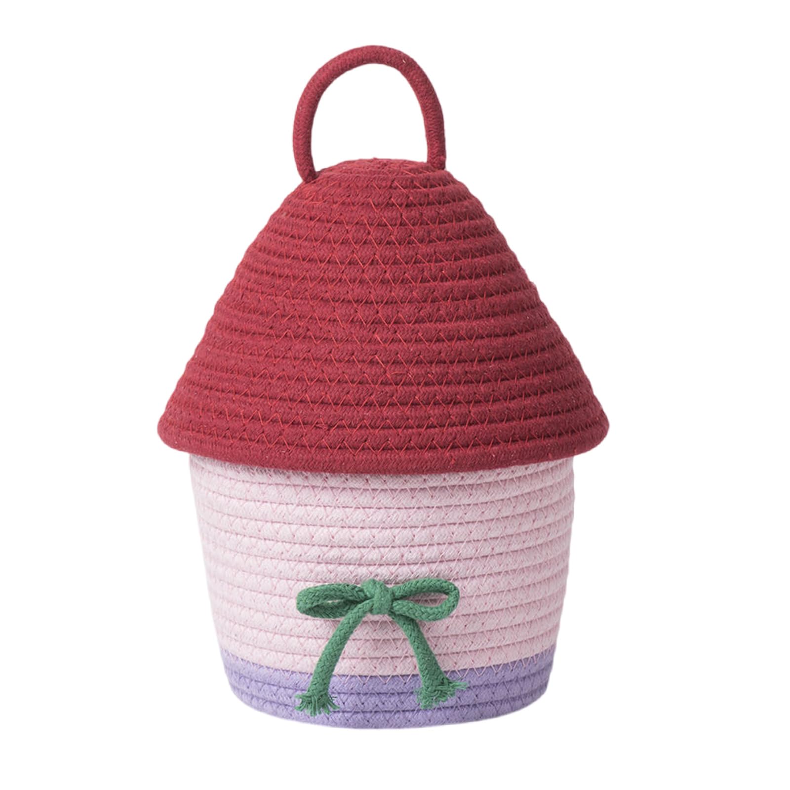 Tsophreniq 003C Multipurpose Woven Storage Basket For Home Decoration Organizers Container Ideal For Organizing Clothes Toy And More Portable Storage Bin