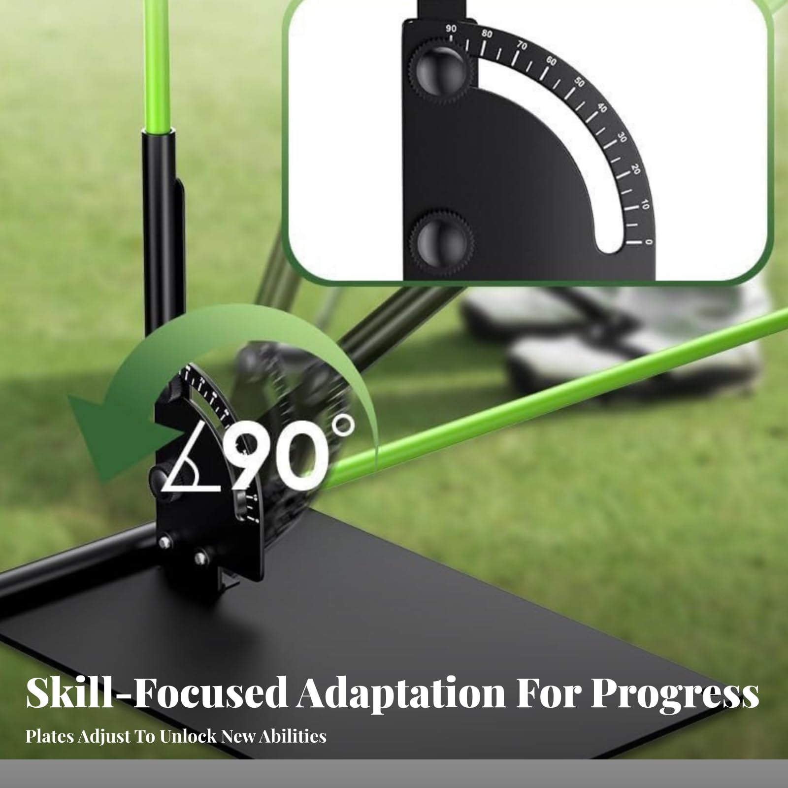 Supporto per Bastoni di Allineamento | Design Compatto e Salvaspazio, Attrezzatura, per Casa, Golfisti