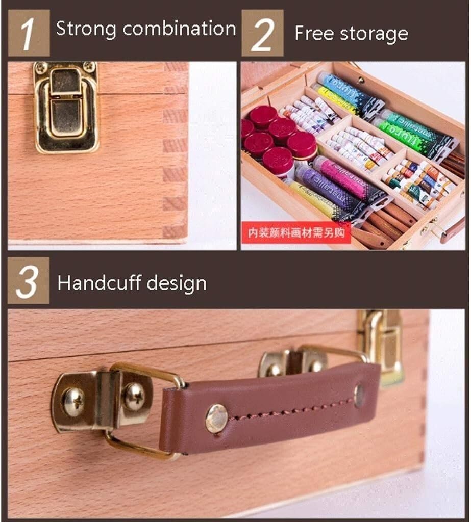 Faltbare Staffelei Kindertag Geschenk Malerei Staffelei Künstler Anfänger Desktop Staffelei Aufbewahrung Tragbar Multifunktional