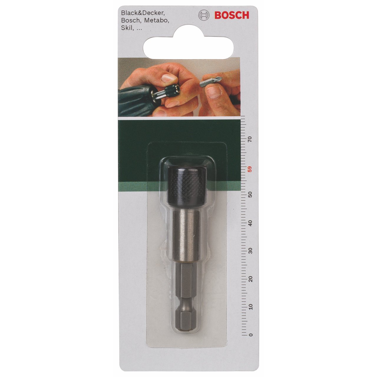 Image secondaire de Porte-embout magnétique Bosch 59 mm pour outils électroportatifs