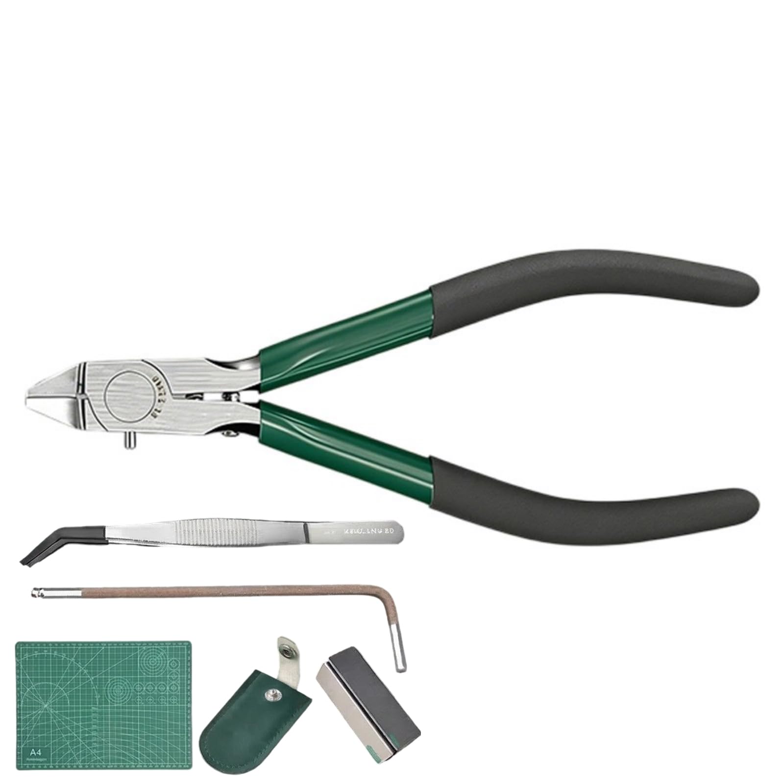 Hzbb Five Piece Set Single Flush Cutter Steel For Hobby Models And Electrical Tasks With Accuracy Interest Side Cutter