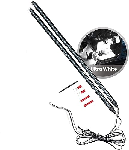 Miniatura 9 de Kit de inicio de tira de luz ultra ligera Alpena - Luces LED para exterior e interior, iluminación de acento brillante, Plug and Play, 12V, 2 tiras,