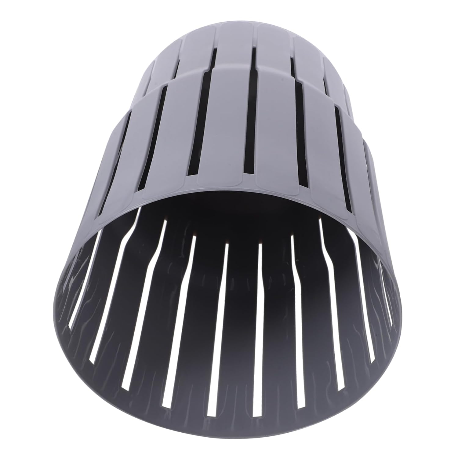 NUOBESTY Living Room Trash Bin Simple Style Gray Wastebasket for Office and Bathroom Sturdy Opening Versatile Design for Home Use and Easy to Clean
