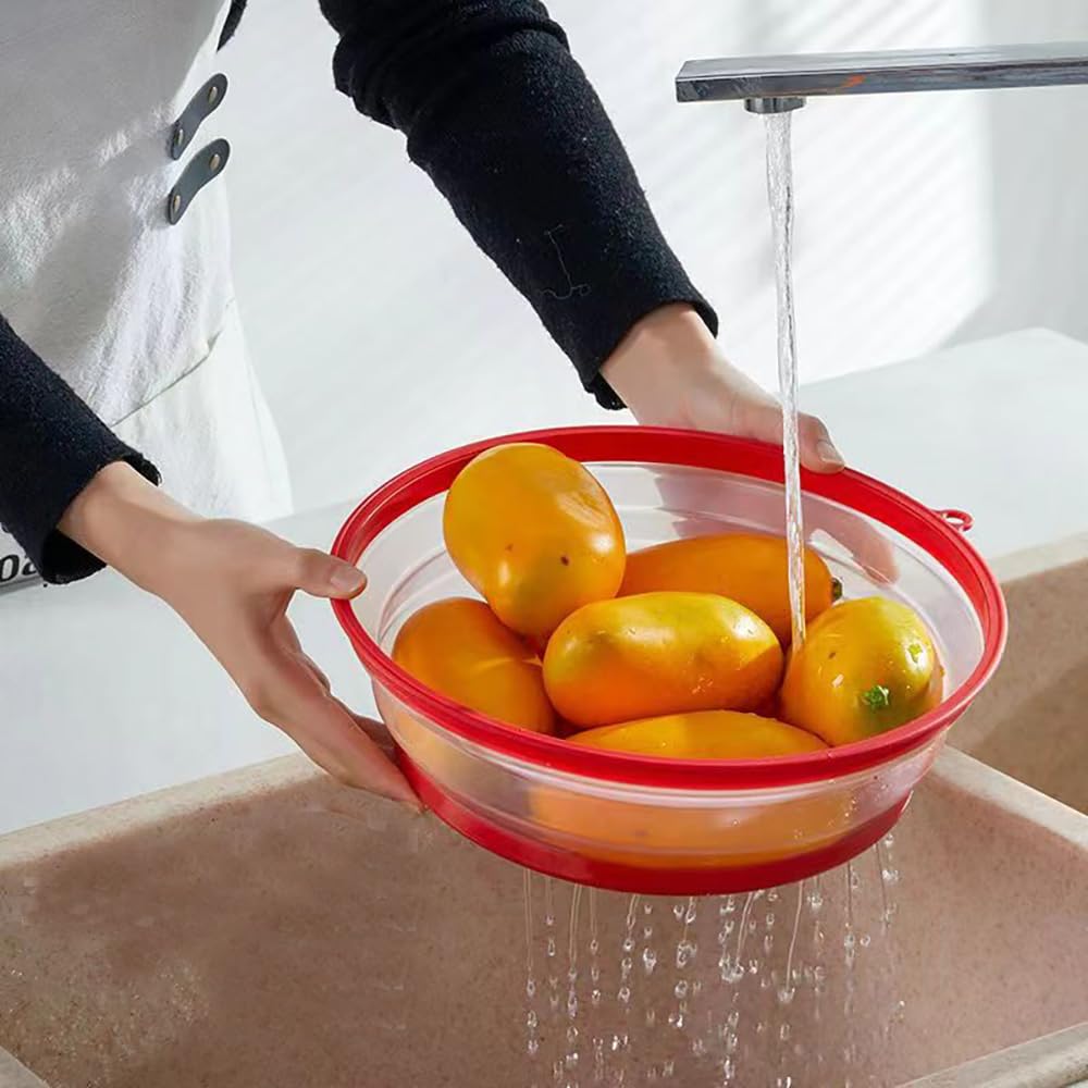 2 Coperchi Microonde Pieghevoli - Antischizzi E Multiuso - Foto 11