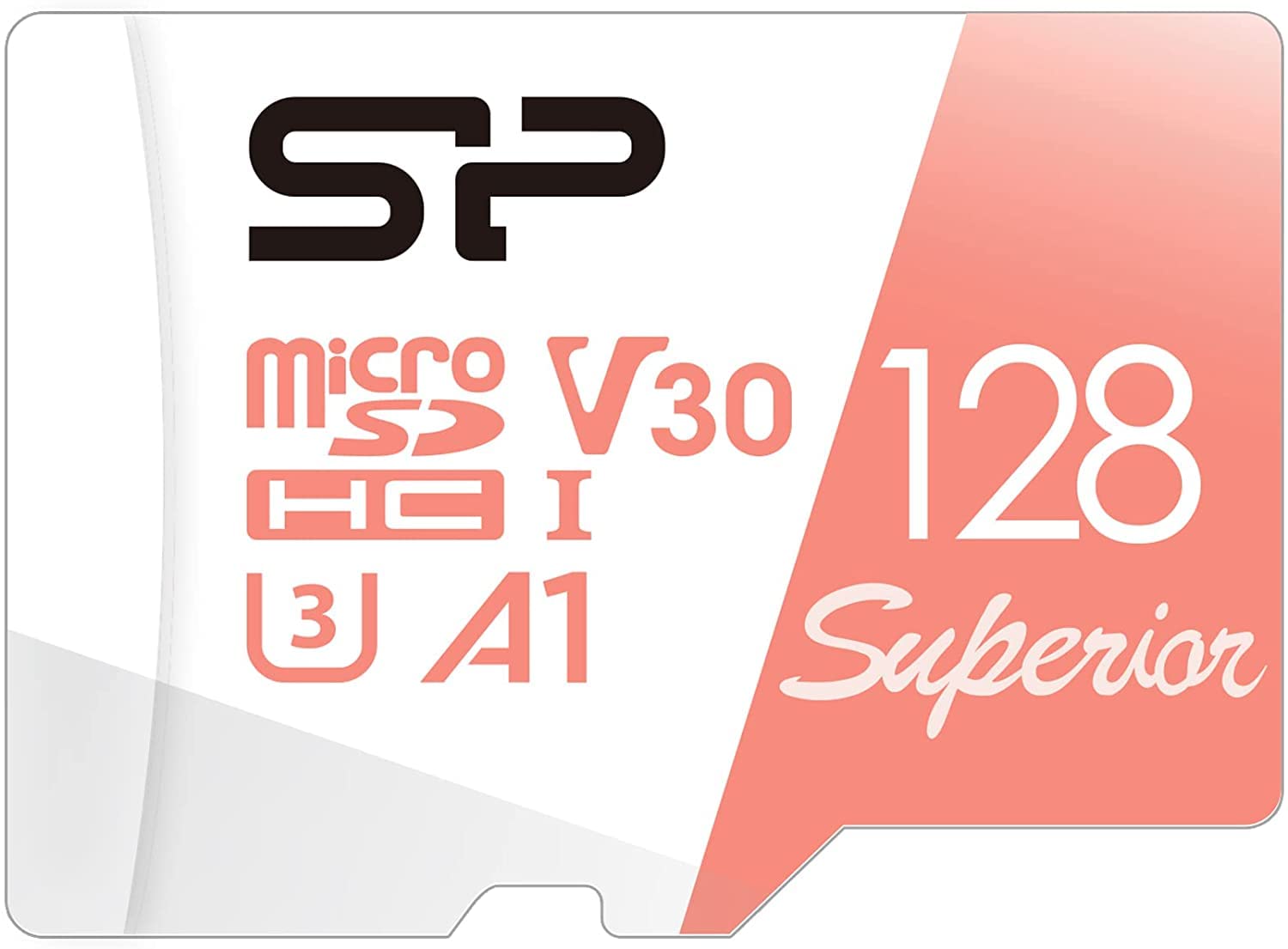 SP Silicon Power 128GB microSDXC UHS-I Micro SD Card with Adapter, Up to 100MB/s Read & 80MB/s Write, C10 U3 V30 A1 4K UHD Video, High Speed microSD Memory Card, Superior A1 Series