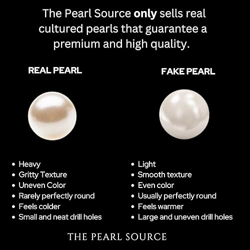 Miniatura 6 de Anillo de perlas cultivadas de agua dulce para mujeres con botón perla y circonita cúbica en plata de ley - The Pearl SOURCE