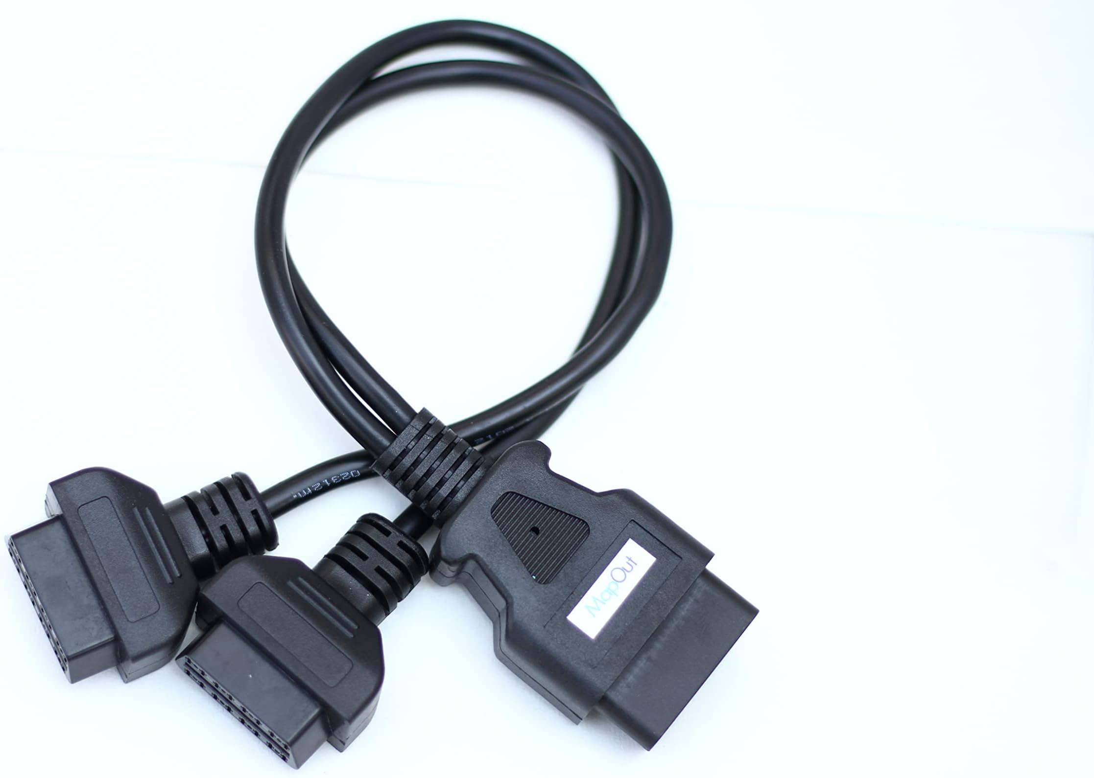 MapOut24 OBD Y Splitter Extension Cable 16 pin connector SMPL048