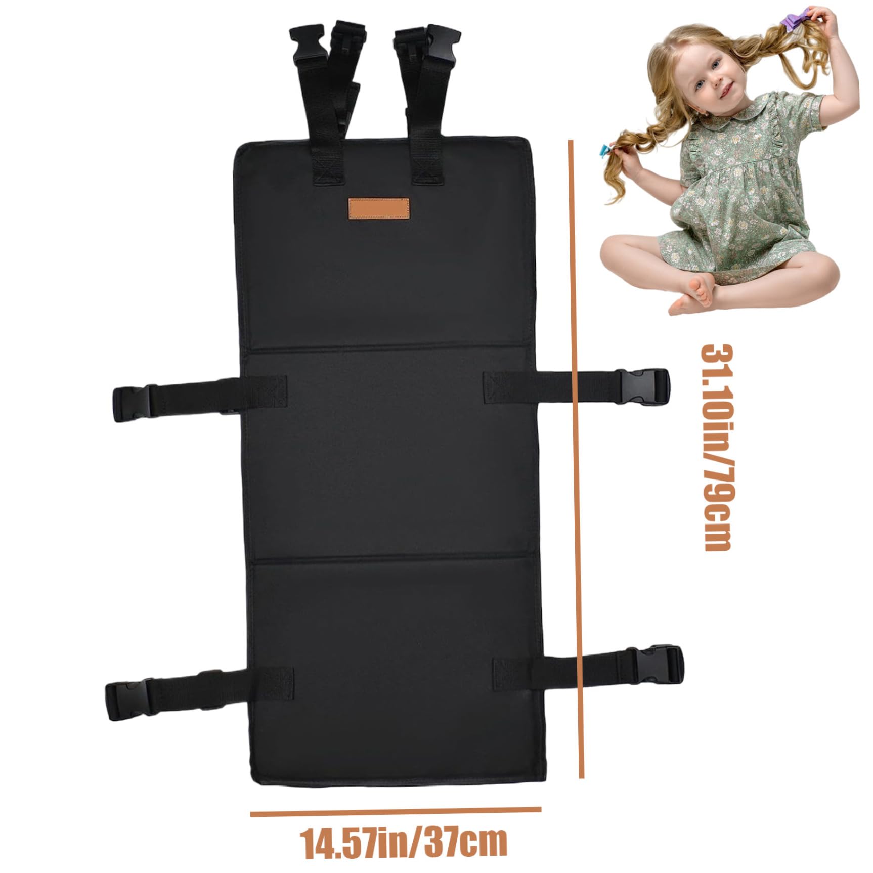 Valbescherming stapelbed hoogslaper ladderafdekking: hoogslaper ladder bescherming van Oxford-stof met verstelbare gespen anti-klim hoes voor ouders en gezinnen, 78 x 38 cm