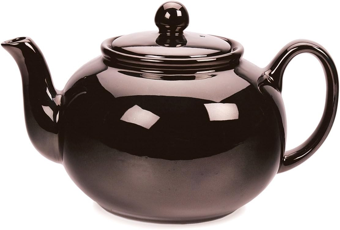 RSVP INTERNATIONAL Stoneware Teapot Brown, 1 EA